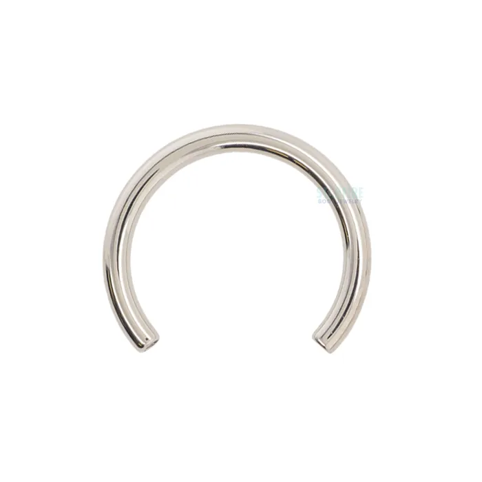 Titanium Threaded Circular Barbell Shaft 6 ga Anatometal Earrings