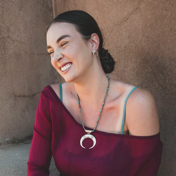 Turquoise Skies Necklaces Desert Blossom Tomatera Grande Pendant