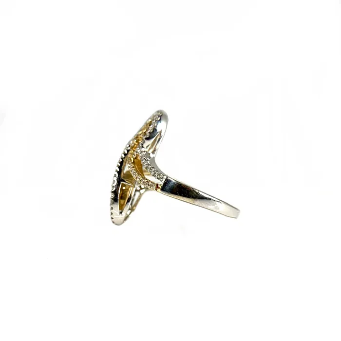 TwoToned S Pave Diamond Ring Donald Haack Diamonds Rings TwoToned S Pave Diamond Ring Donald Haack Diamonds Rings