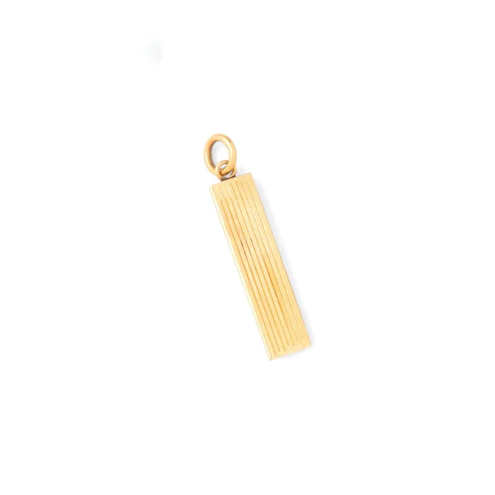 Vintage Earrings Mezuzah 14k Gold Charm