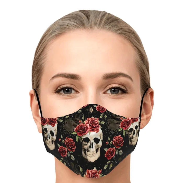 Vintage Skulls Face Mask Skullistic Earrings